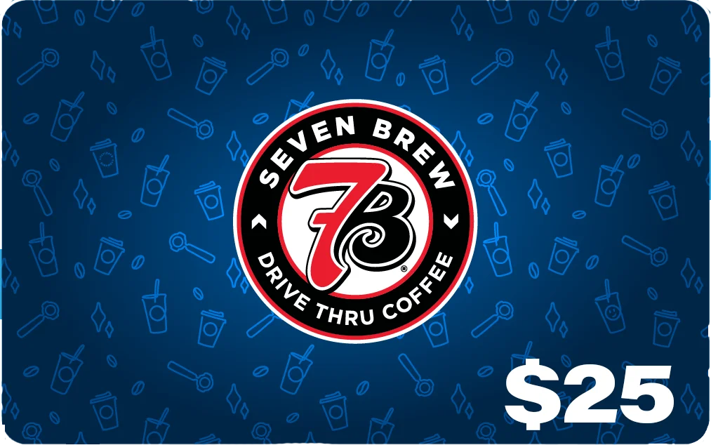 7 brew Gift card $25